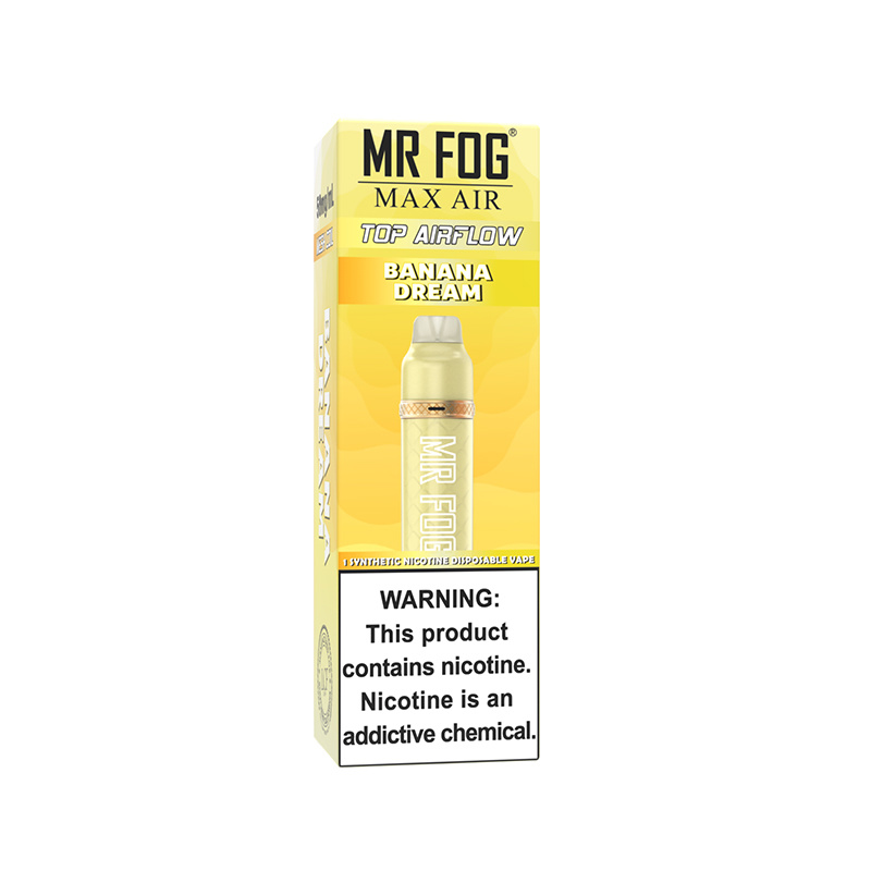 *EXCISED* Mr Fog Max Air Disposable Vape Banana Dream 2500 Puffs Box Of 10