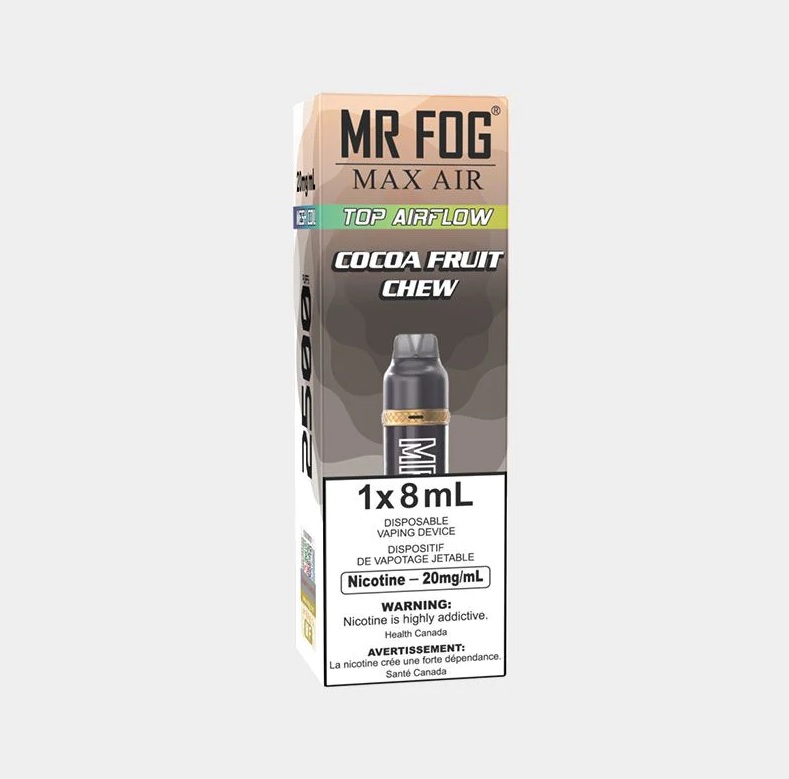 *EXCISED* Mr Fog Max Air Disposable Vape Coco Fruit Chew 2500 Puffs Box Of 10