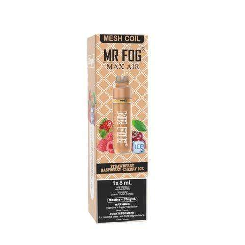 *EXCISED* Mr Fog Max Air Disposable Vape Strawberry Raspberry Cherry Ice 2500 Puffs Box Of 10