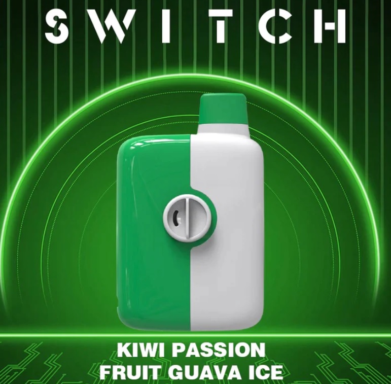 *EXCISED* Mr Fog Switch Disposable Vape Kiwi Passion Fruit Guava Ice 5500 Puffs Box Of 10