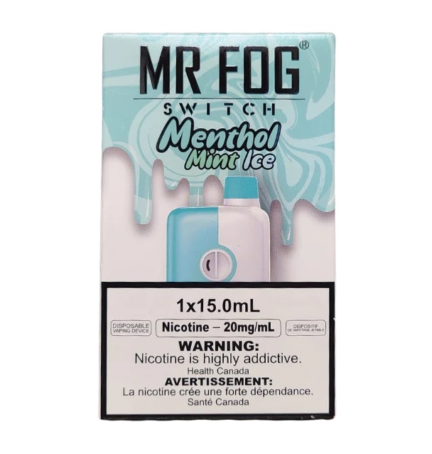*EXCISED* Mr Fog Switch Disposable Vape Mint Menthol 5500 Puffs Box Of 10