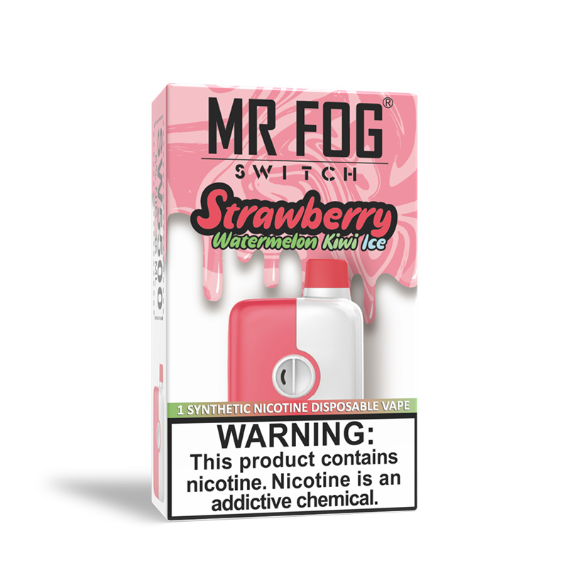 *EXCISED* Mr Fog Switch Disposable Vape Strawberry Watermelon Kiwi Ice 5500 Puffs Box Of 10