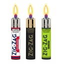 Disposable Lighters Clipper Large Printed Zig Zag Classic Tray Of 48