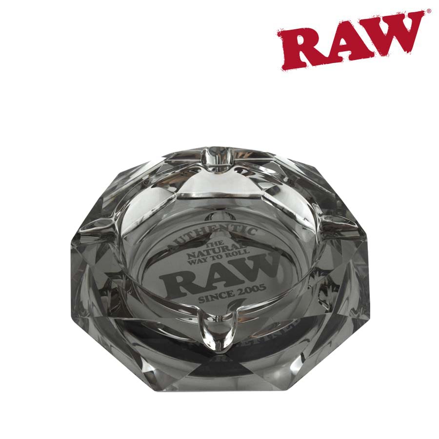 Ashtray Raw Glass Dark Side