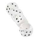 Ceramic Pipe Wacky Bowlz Dice 3.75"