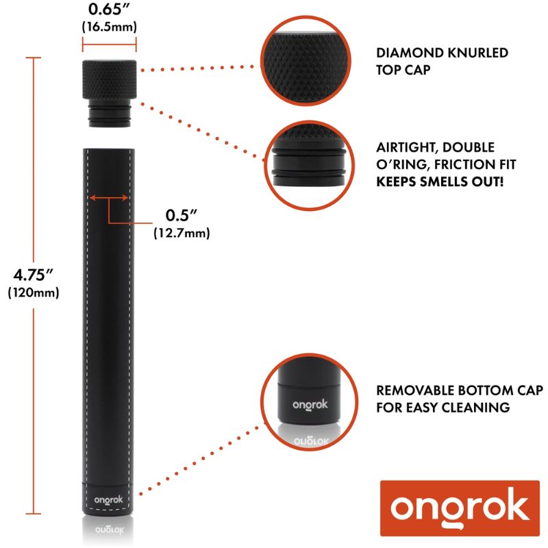 Storage Tube Ongrok Aluminum 4.75"