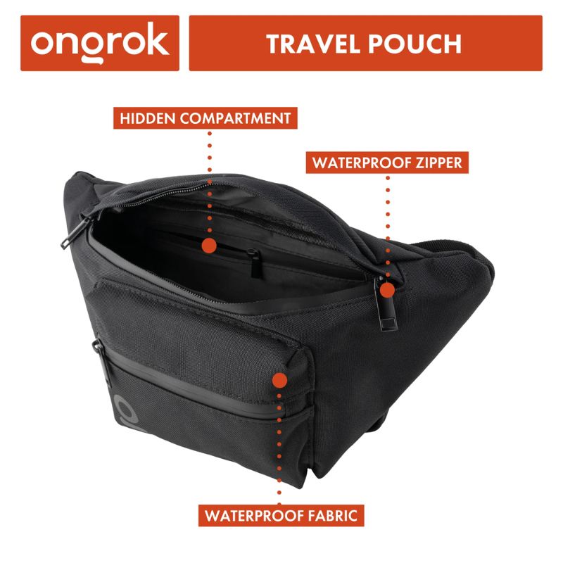 Smell Proof Travel Pouch Ongrok