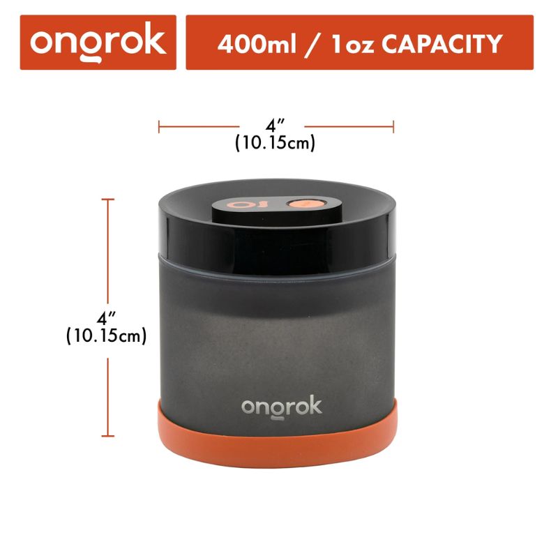 Glass Storage Ongrok Vacuum Pump Jar 400ml 1oz.