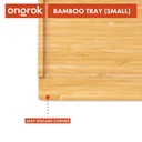 Rolling Tray Ongrok Bamboo Wood Tray Small