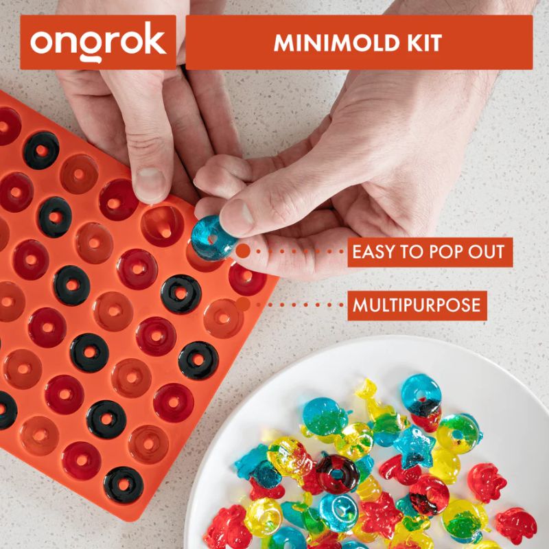 Silicone Tray Ongrok Mini Candy Mold 3 Pack