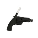 Glass Bong Borosci Pistol  10"