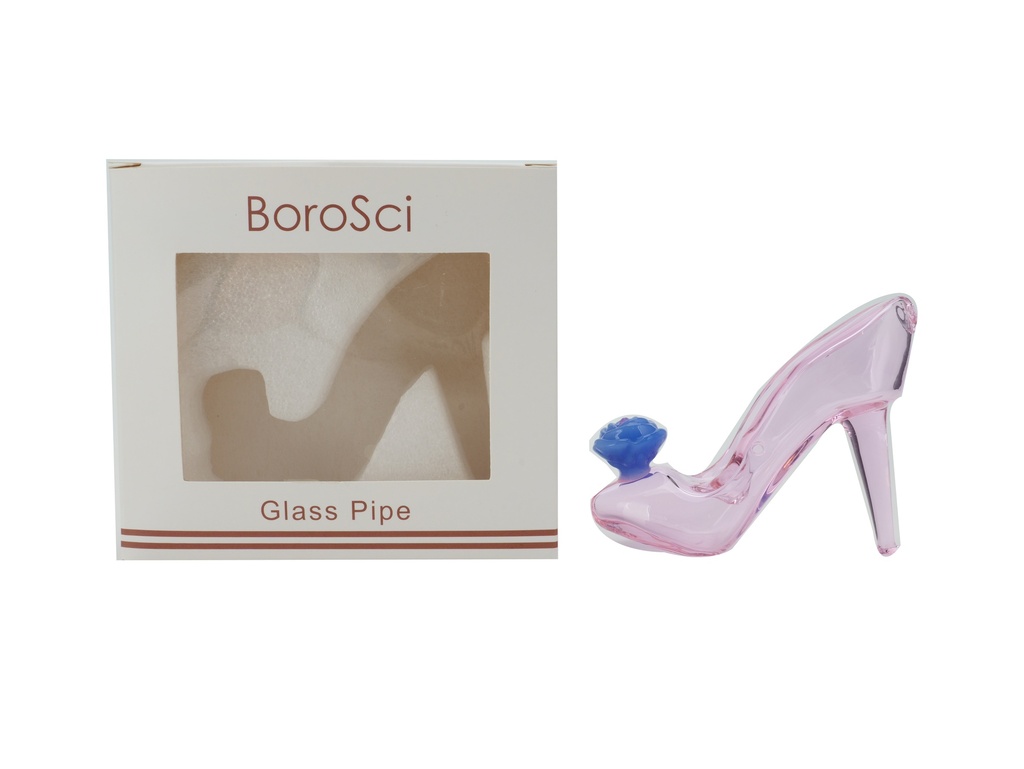 Glass Pipe Borosci High Heel 4.7"