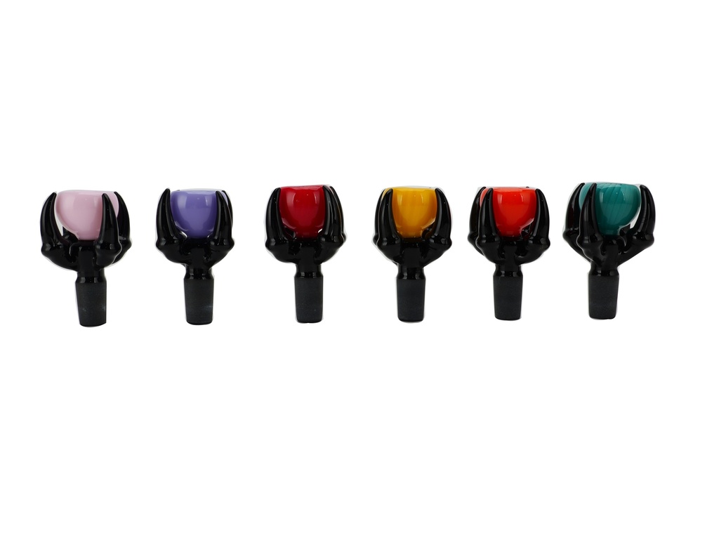 Glass Bowl Karma Scepter Neon 14mm Box of 6