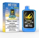 Federal *EXCISED* Disposable Vape Mr Fog NOVA Blue Razz Steezy Pineapple Box of 5