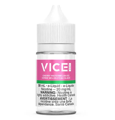 Alberta *EXCISED* Nicotine Liquid Vice Salt 30ml Cherry Watermelon Ice