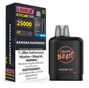 Manitoba *EXCISED* Nicotine Pod Flavour Beast Level X Boost G2 Banana Raspberry Iced Box of 6