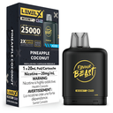 Manitoba *EXCISED* Nicotine Pod Flavour Beast Level X Boost G2 Pineapple Coconut Box of 6