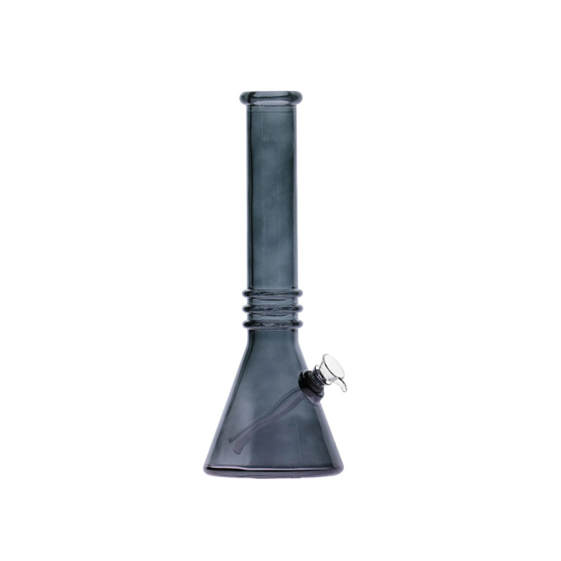 Glass Bong  Triple Ring Beaker 12"