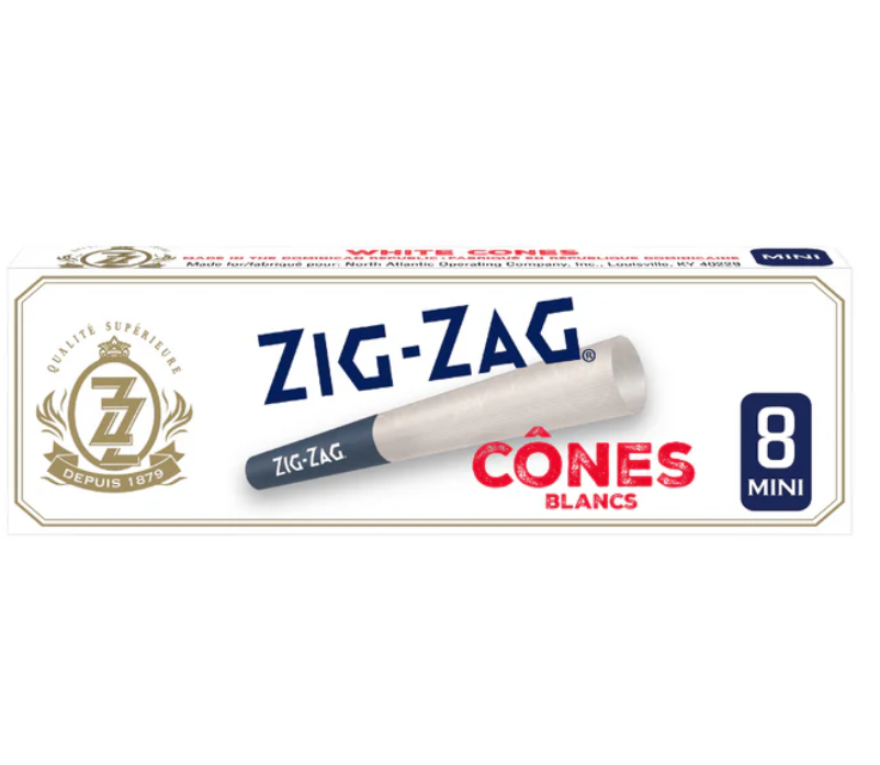 Rolling Cones Zig Zag Pre-Rolled White Mini Box of 24