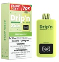 Federal *EXCISED* Disposable Vape Drip'n Envi 70K Green Apple Box of 5