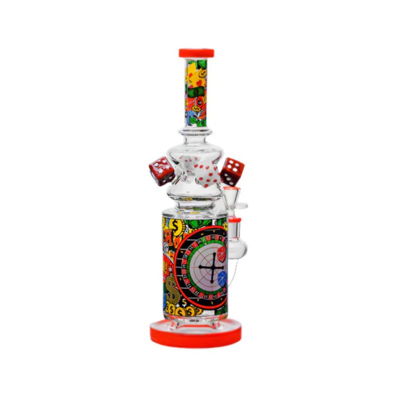 Glass Bong Cheech Glass Feeling Lucky 13"