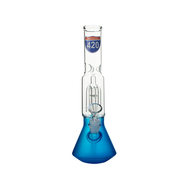 Glass Bong OG Beaker Tree Perculator 12"