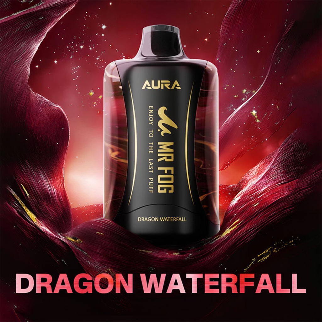 Manitoba *EXCISED* Disposable Vape Mr Fog AURA 60K Dragon Waterfall Box of 5