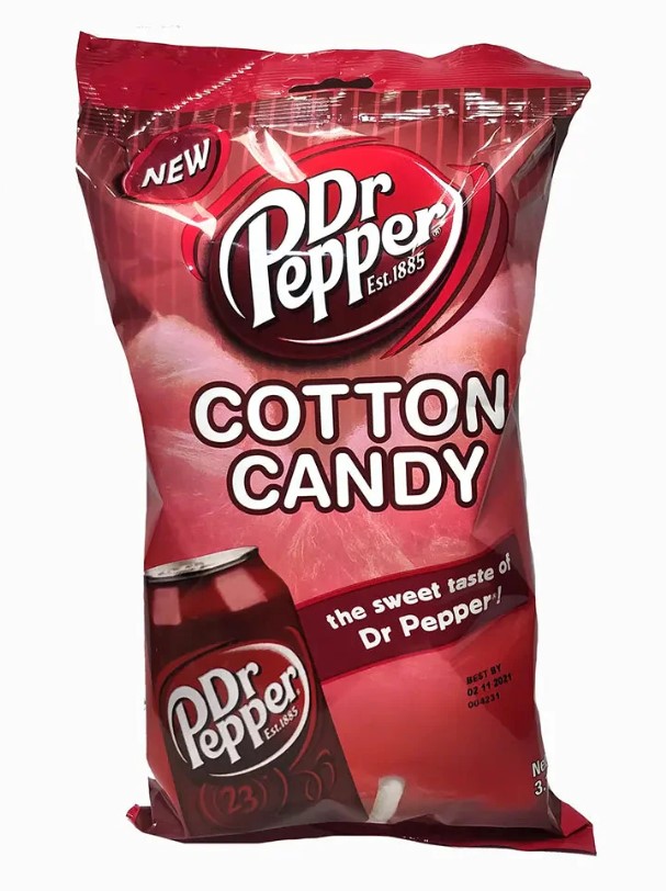 Snacks Dr Pepper Cotton Candy 88g Box of 12