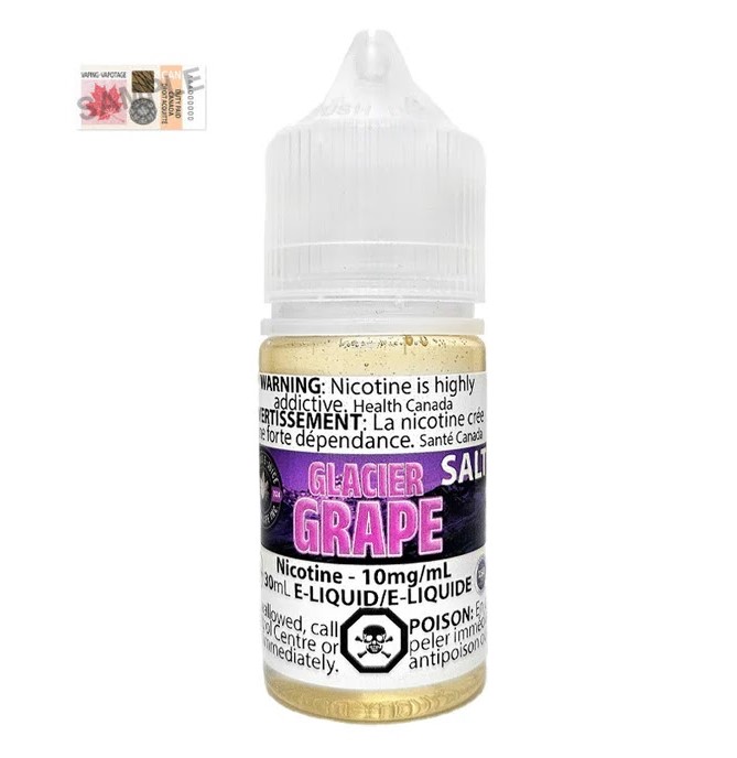 Manitoba *EXCISED* Nicotine Liquid Famous Salt 30ml Glacier Grape