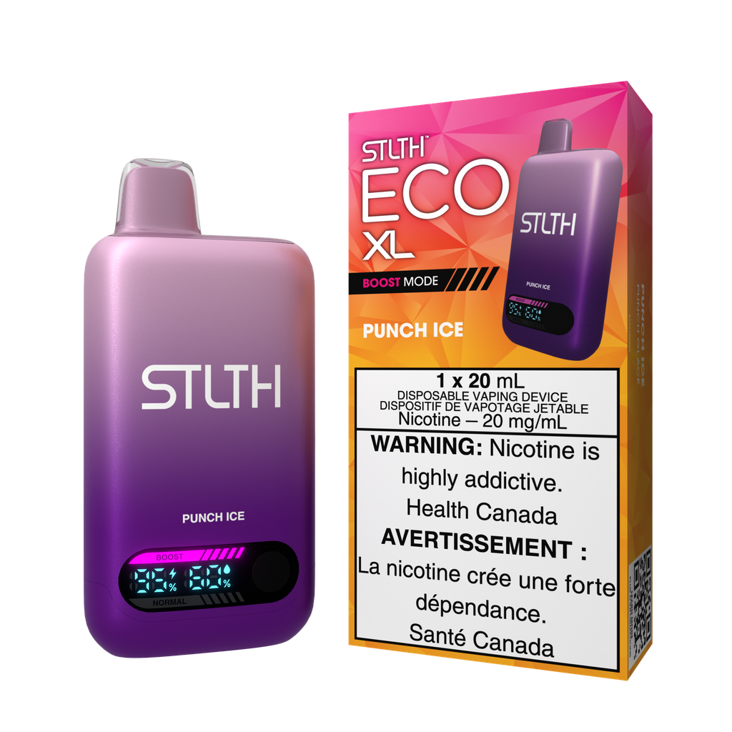 Manitoba *EXCISED* Disposable Vape STLTH Eco XL Punch Ice Box of 5