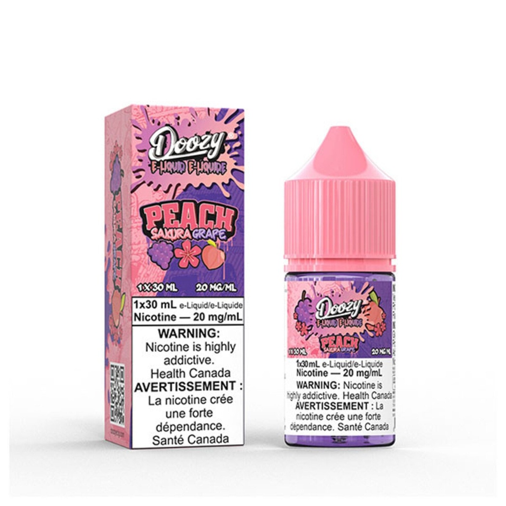 Alberta *EXCISED* Nicotine Liquid Doozy OG Line Salt 30ml Peach Sakura Grape