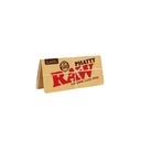 Rolling Papers Raw Classic Natural Unrefined Hemp   Phatty King Size Supreme Pack/40 Box of 24