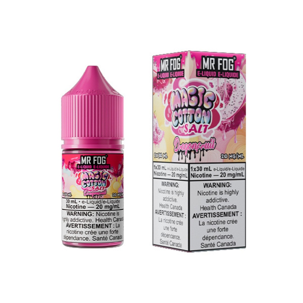 Alberta *EXCISED* Nicotine Liquid Mr Fog Magic Cotton Series Salt 30ml Dragonfruit