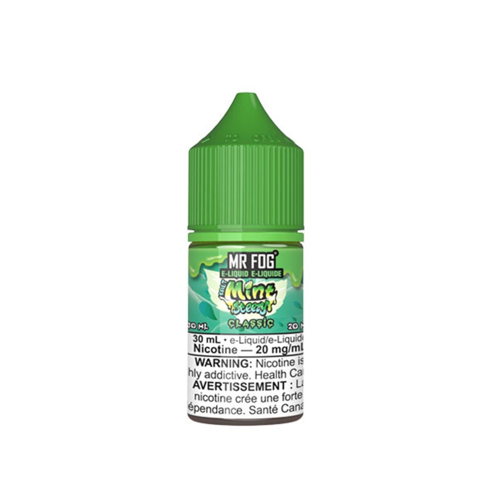 Alberta *EXCISED* Nicotine Liquid Mr Fog Mint Steezy Salt 30ml Classic Mint