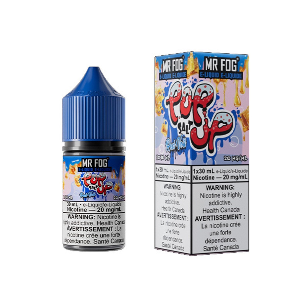 Ontario *EXCISED* Nicotine Liquid Mr Fog Popup Series Salt 30ml Red Volt