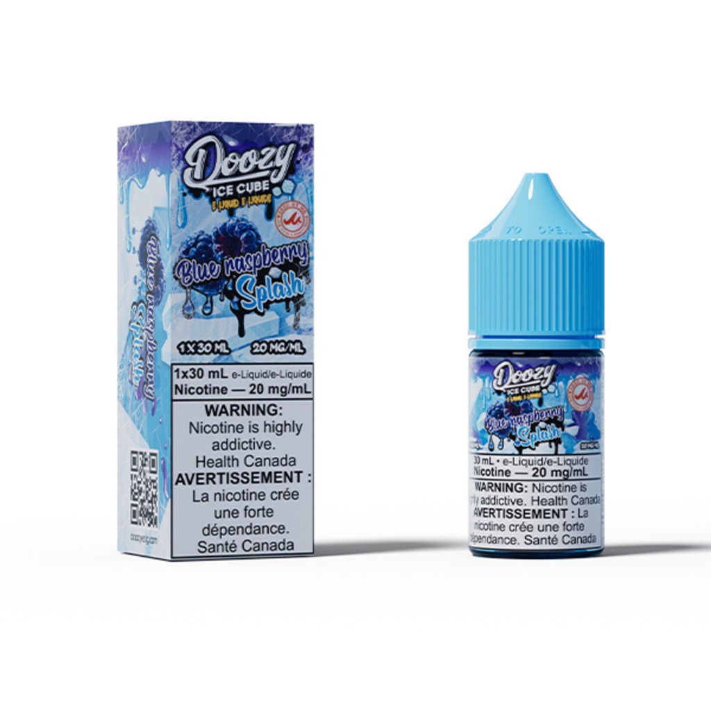 Manitoba *EXCISED* Nicotine Liquid Doozy Ice Cube Salt 30ml Blue Raspberry Splash