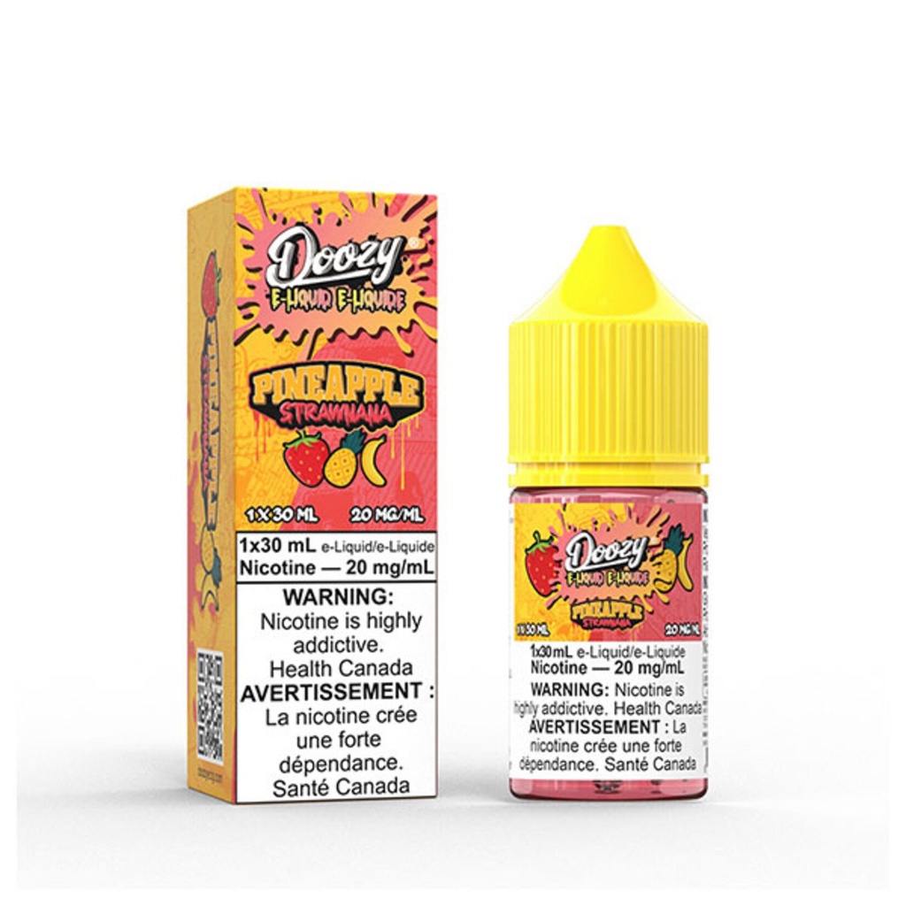 Manitoba *EXCISED* Nicotine Liquid Doozy OG Line Salt 30ml Pineapple Strawnana