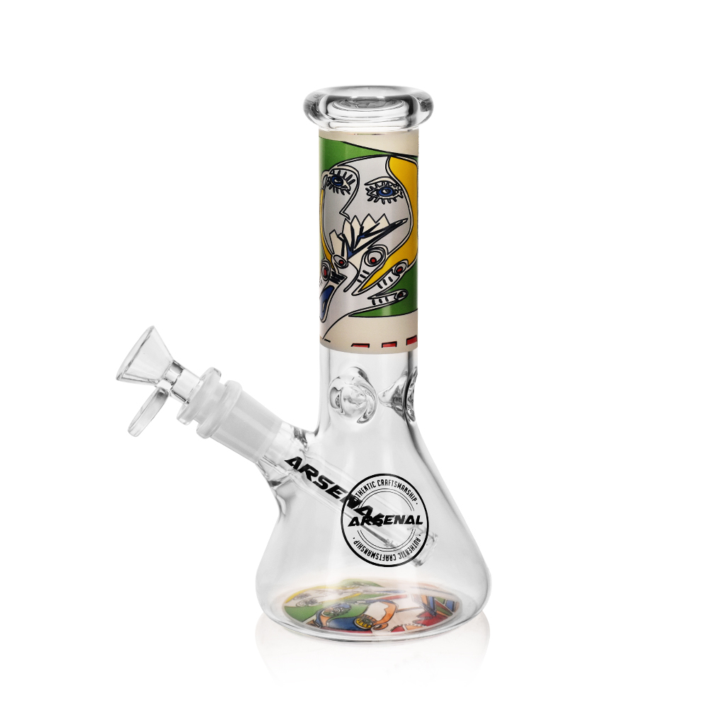 Glass Bong Arsenal Mesopotamian Mirage Beaker 8"