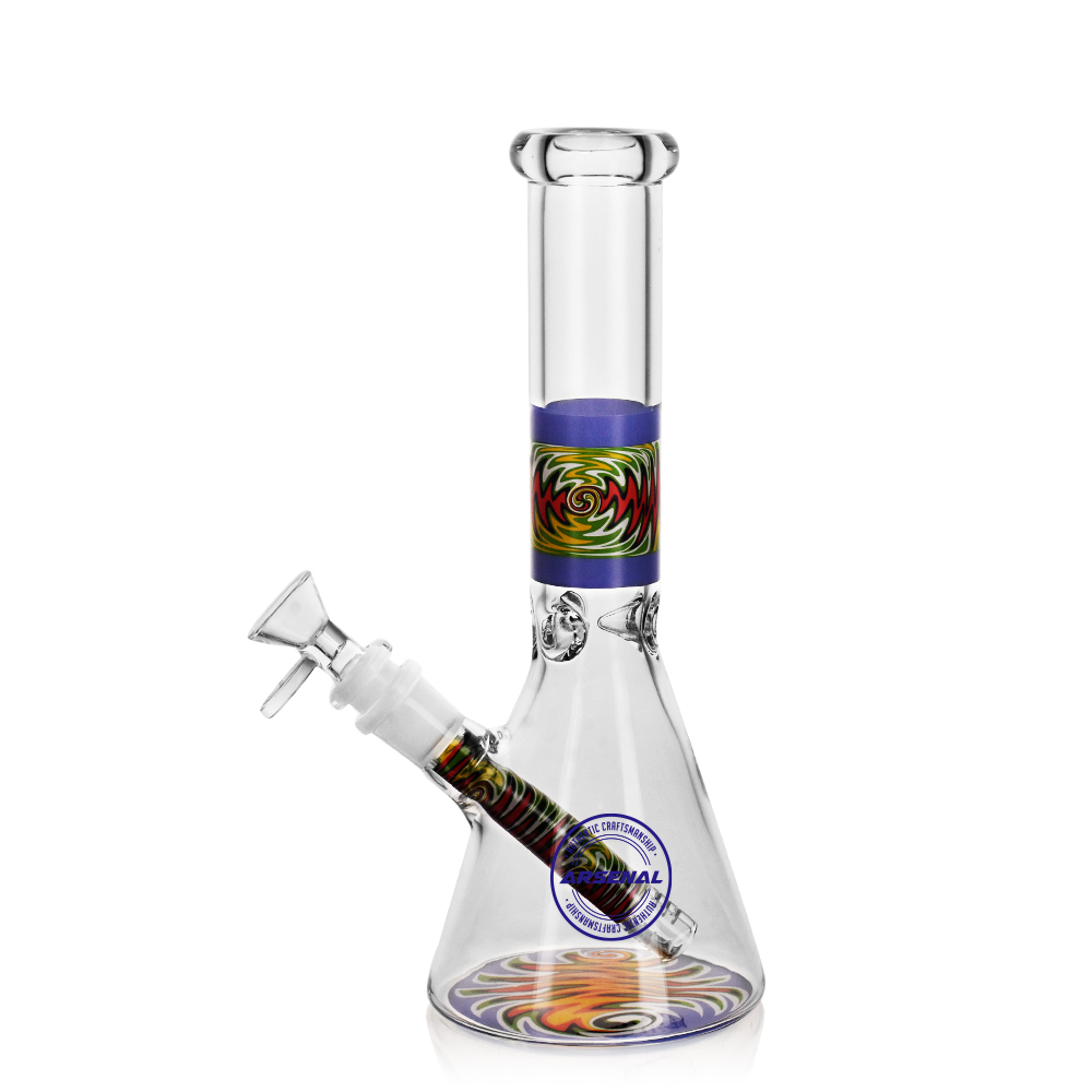 Glass Bong Arsenal 5mm Visionary Series Beaker 10"