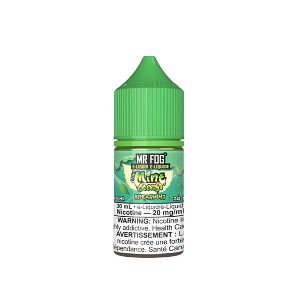 Manitoba *EXCISED* Nicotine Liquid Mr Fog Mint Steezy Salt 30ml Spearmint
