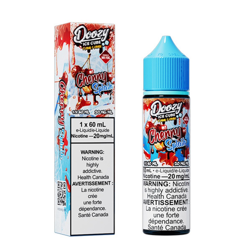 Federal *EXCISED* Nicotine Liquid Doozy Ice Cube Salt 60ml Cherry Splash