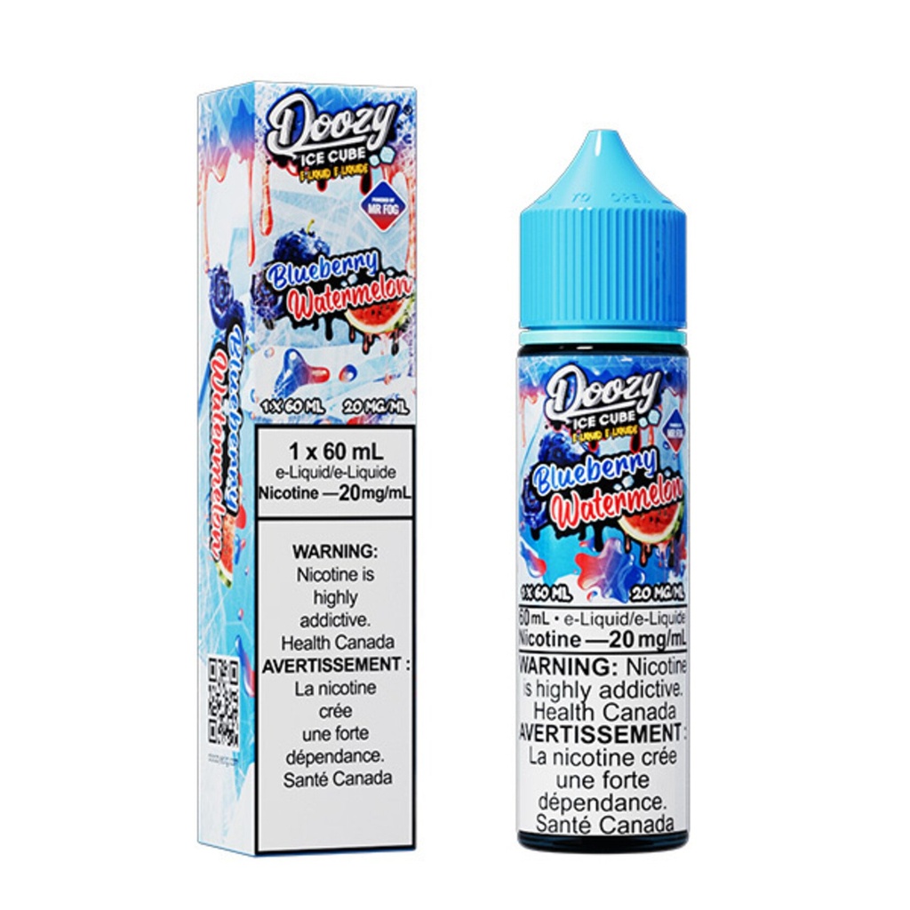 Ontario *EXCISED* Nicotine Liquid Doozy Ice Cube Salt 60ml Blueberry Watermelon