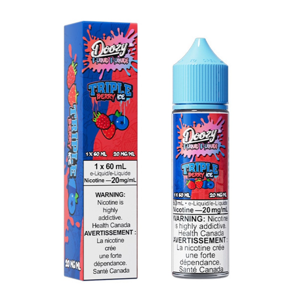 Ontario *EXCISED* Nicotine Liquid Doozy OG Line Salt 60ml Triple Berry Ice