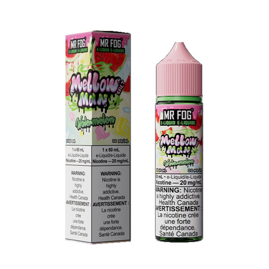 Ontario *EXCISED* Nicotine Liquid Mr Fog Mellow Man Salt 60ml Watermelon