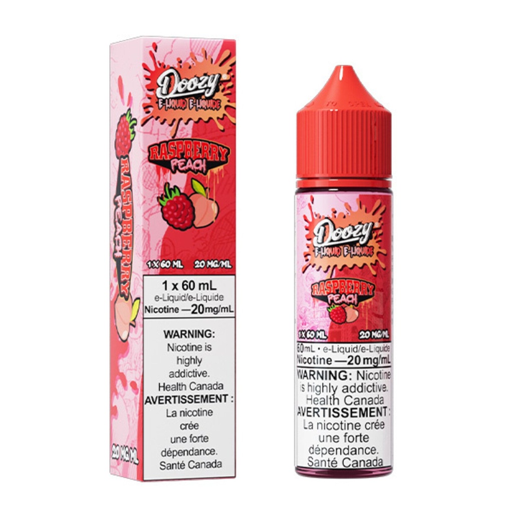 Manitoba *EXCISED* Nicotine Liquid Doozy OG Line Salt 60ml Raspberry Peach