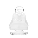 Glass Bong Hemper Jurassic Spark Skull 4.5"