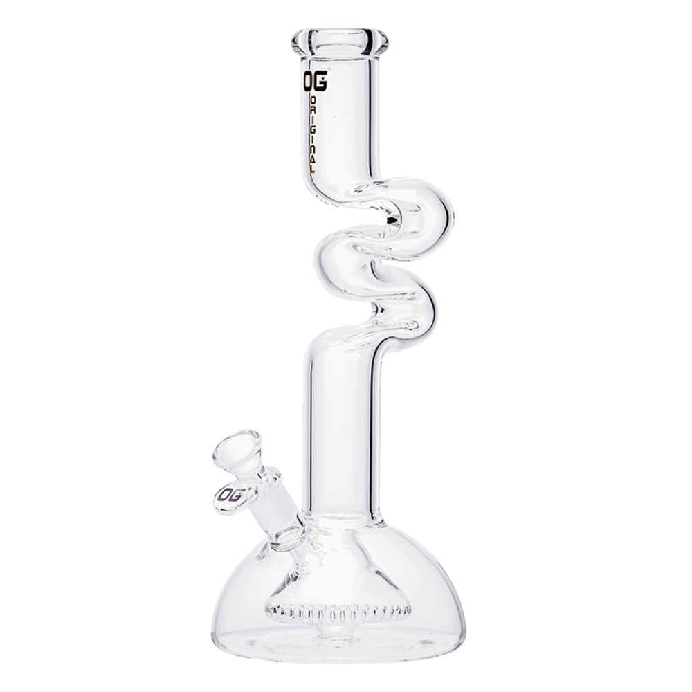 Glass Bong OG Original Twisted Dome Perculator 12"