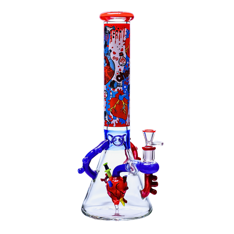 Glass Bong Cheech Glass Artery Flow Baker 15"