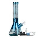 Glass Bong Arsenal Glass 5mm Aqua Labyrinth Glass Bong 9-in-1 Dab Kit 12"
