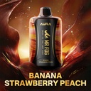 Manitoba *EXCISED* Disposable Vape Mr Fog AURA 60K Banana Strawberry Peach Box of 5